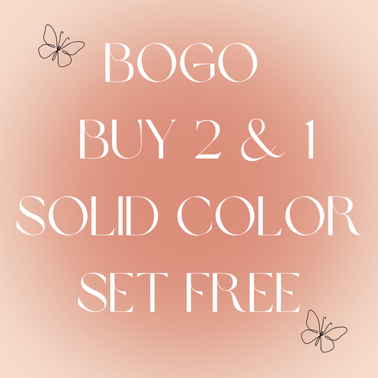 2 Custom Sets & 1 Solid Free